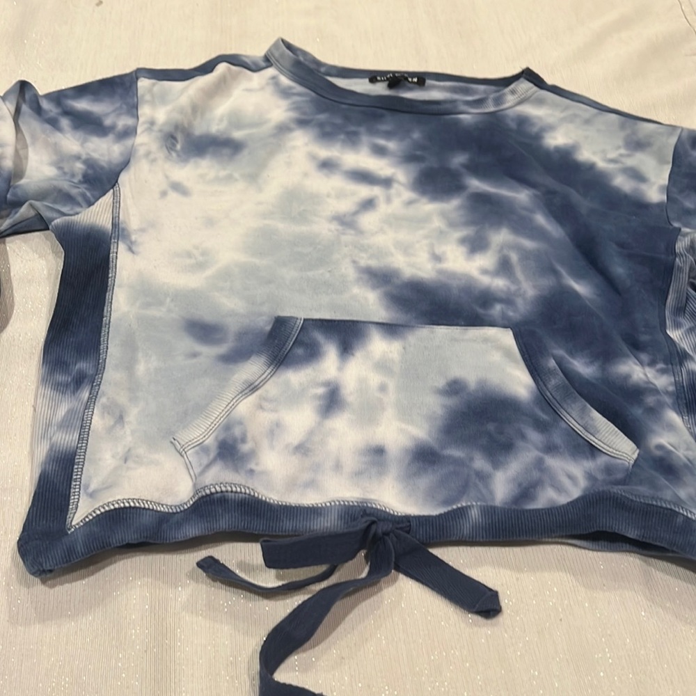 GIRLS STEVE MADDEN TIE DIE LONG SLEEVE